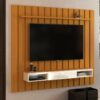 Painel Brise com Nicho Universal 1.8 75"-  Cedro/Off White