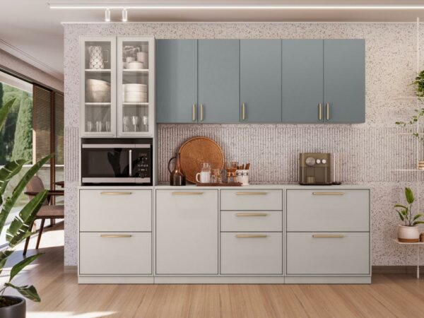 Cozinha Completa Essence 5 peças – Fendi/Gris