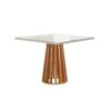Mesa de Jantar Berlim 1.00x1.00 – Cinamomo/Off White