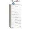 Cômoda 7 gavetas Macabú - Branco