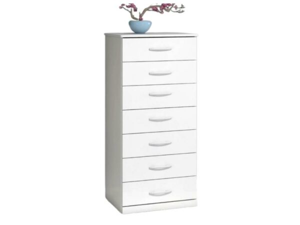 Cômoda 7 gavetas Macabú - Branco