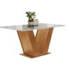 Mesa de Jantar Classic 1,20x0.80 – Cinamomo/Off White