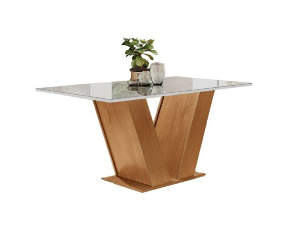 Mesa de Jantar Classic 1,20x0.80 – Cinamomo/Off White