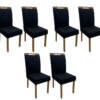 Conjunto Cadeiras Isa 6 unidades – Cinamomo/Preto