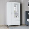 Guarda-Roupa Capelinha Córdoba 2 Portas e 2 Gavetas – Branco