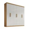 Guarda-Roupa Colibri 6 Portas e 6 Gavetas – Cinamomo/Off White