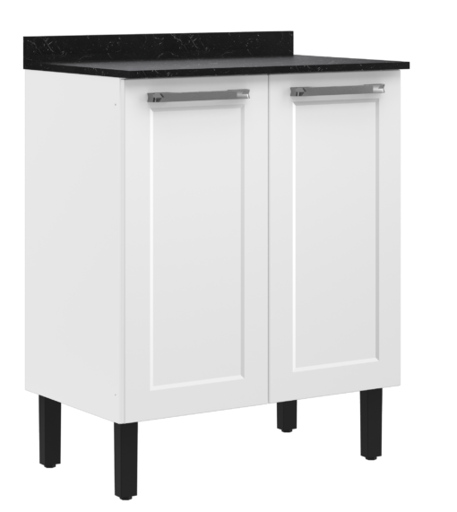 Balcão 70 2 PT Cozinha Florença - Branco