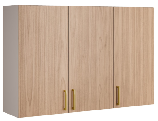 Armário Aéreo 120cm 3pts Essence Itatiaia - Cedro