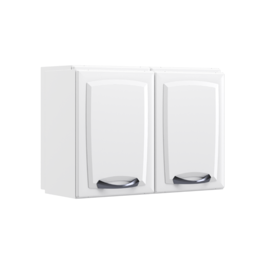 Armário Aéreo 80 2pts Cozinha New  Premium - Branco