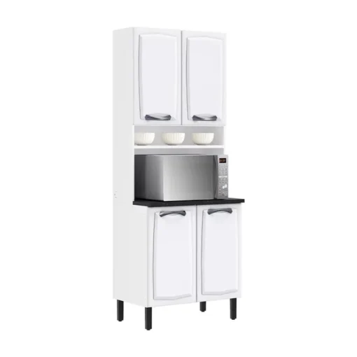 Paneleiro 80 4pts Forno Cozinha New  Premium - Branco