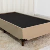 Base Box Solteiro Zeus 92x190x38 Sued Capuccino SE