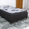 Box Solteiro Zeus Korino Café SE + Colchão Soffie Lotus D20 92x188x47 Nosso Sonho