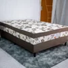 Cama Box Casal Ortopédica Marrom Escuro 138x188x60 Nosso Sonho