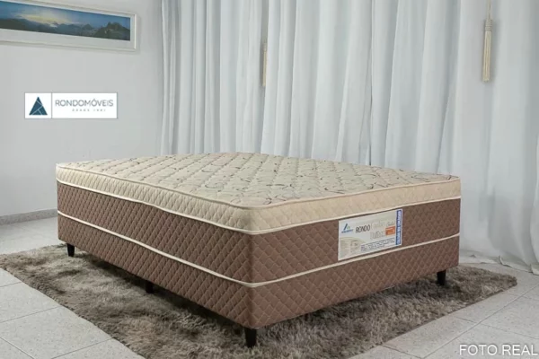 Cama Box Casal Ortopédico D33 Rondoconfort Rondomóveis