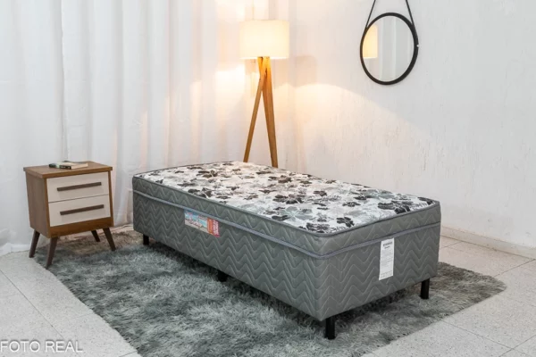 Cama Box Solteiro Dackar Ortopédica 88x188x52 Orthoside