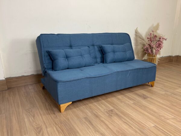 Sofá Cama Zayn 1.86m - Azul Linho