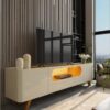 Rack Nobre 75" - Naturale/Off White