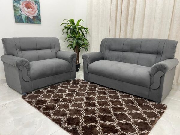 Conjunto de sofá 2 x 3 lugares REF 5014 - Cinza