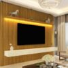 Home Nobre com Nicho 85" - Naturale/Off White