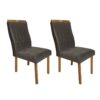 Conjunto Cadeiras Genova 2 unidade - Cinamomo/Marrom