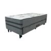 Cama Box Prestige Solteiro com Auxiliar Molas Ensacadas  - 88x188x46