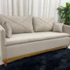 Sofá 2 lugares Lisboa Living 1.80m - Bege Linho