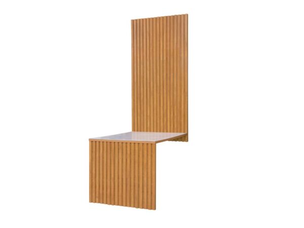 Mesa de Jantar Cancún 1.20x0.90 - Cinamomo Ripado/Off White