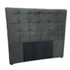 Cabeceira Silas Queen - Cinza Suede