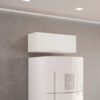 Armário de Cozinha Aéreo Geladeira New Valência - Branco