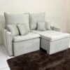 Sofá Cama Chicago Plus 1.80m - Bege Veludo