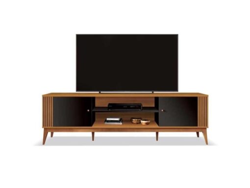 Rack Legacy 2.0 75" - Cedro/Preto