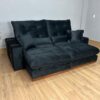 Sofá Retrátil e Reclinável Toronto 2.30m - Preto Veludo
