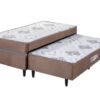 Cama Box Açucena Solteiro com Auxiliar Ortopédica  - 88x188x46