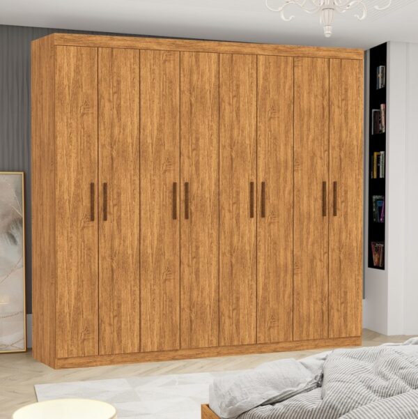 Guarda-Roupa Rubi 8 Portas e 4 Gavetas - Cinamomo