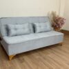 Sofá Cama Zayn 1.86m - Cinza Linho