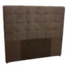 Cabeceira Silas Casal - Marrom Suede