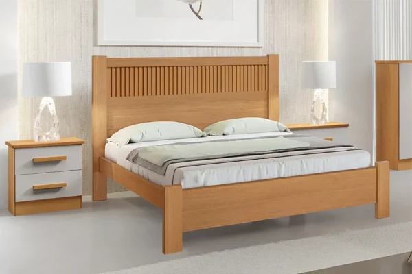 Cama Casal Primícia Ripado Cinamomo D Doro