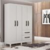 Guarda-Roupa Estrela 4 portas - Branco