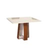 Mesa de Jantar Laís 1.15×0.94 - Naturale/Off White
