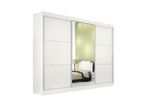 Guarda-Roupa Los Angeles 3 portas e 6 gavetas - Branco