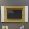 Painel América Extensível  - Off White/Cinamomo