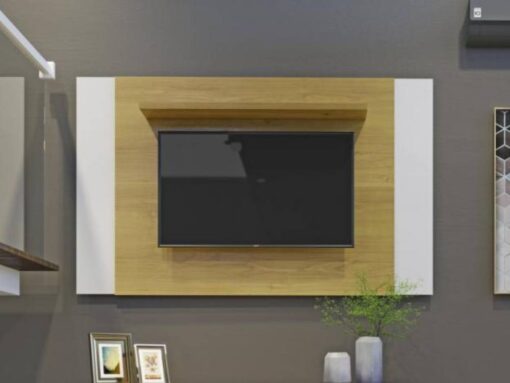 Painel América Extensível  - Off White/Cinamomo