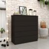 Cômoda Premium 5 Gavetas - Preto