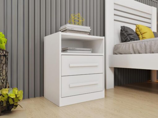 Mesa de cabeceira Barcelona - Branco