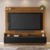 Home NT 1340 Ripado TV até 65 Polegadas Larg. 1.83m Freijó/Preto Notável