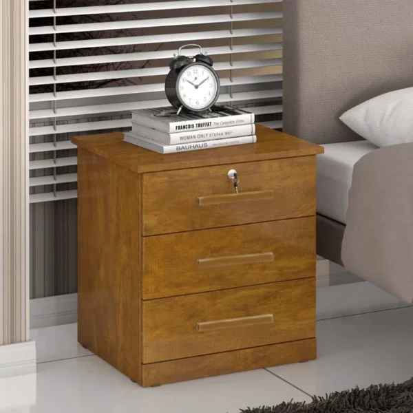 Mesa de Cabeceira 011 Luxo Cinamomo JL Móveis