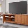 Rack Bancada Holanda Ripado 100% MDF larg. 1.85m Cinamomo Permobile