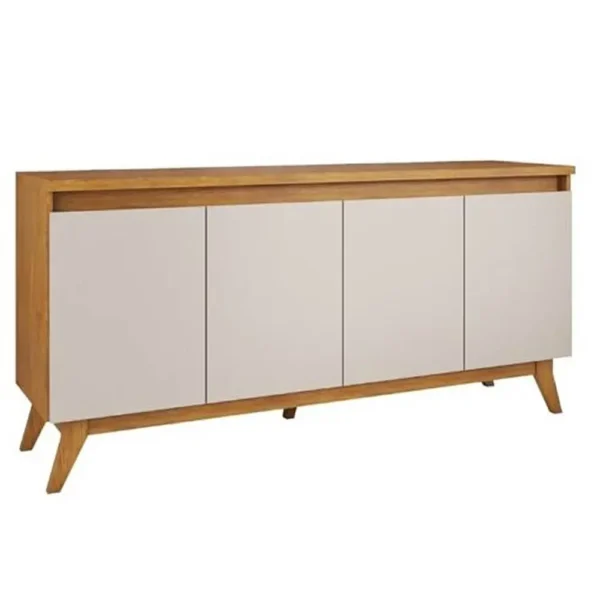 Buffet Flip 4 Portas com Pés Retrô Viero