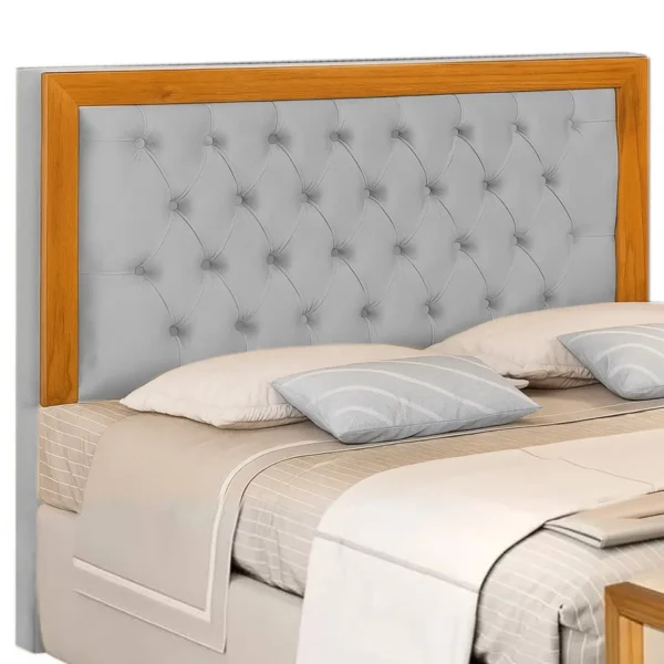 Cabeceira Imperial Queen em Suede Ra