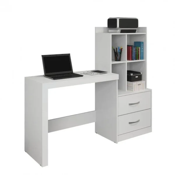 Mesa para Computador Alana com Estante 2 Gavetas